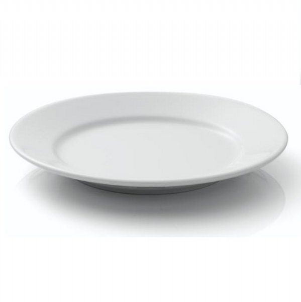 Vitrified Hotelware Wide Rimmed Plate 19cm - Pack of 6