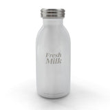 Insulated 'Fresh Milk' Bottle 350ml - White