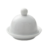 Toughened Covered Butter Dish 9cm - Pack of 6