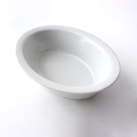 Toughened Lipped Oval Dish - 18cm - Pack of 6