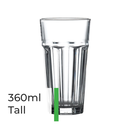 Toughened Tumbler Glasses - Pack of 6