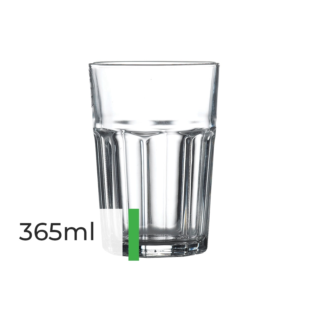 Toughened Tumbler Glasses - Pack of 6