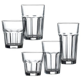 Toughened Tumbler Glasses - Pack of 6