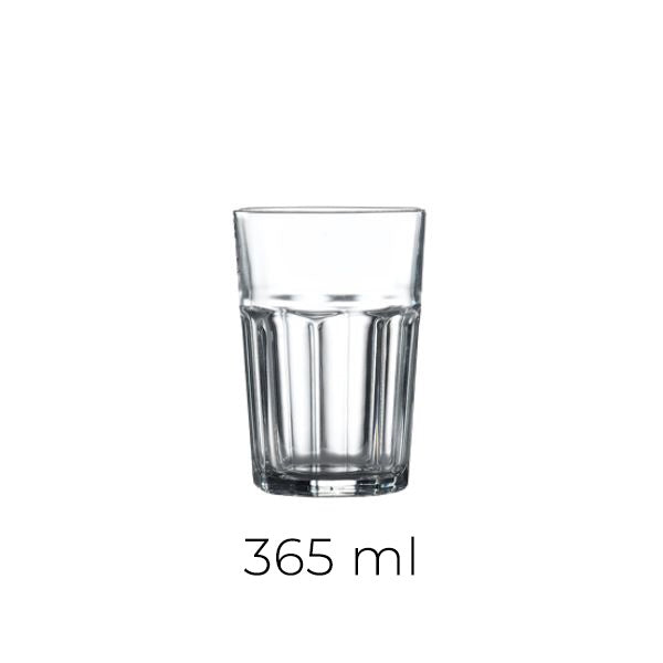 Toughened Tumbler Glasses - Pack of 6