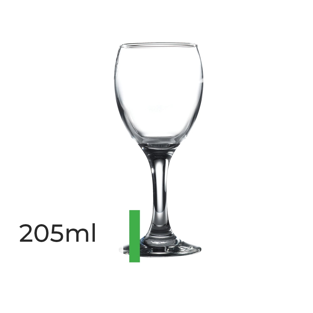 Toughened Wine Glasses - Pack of 6