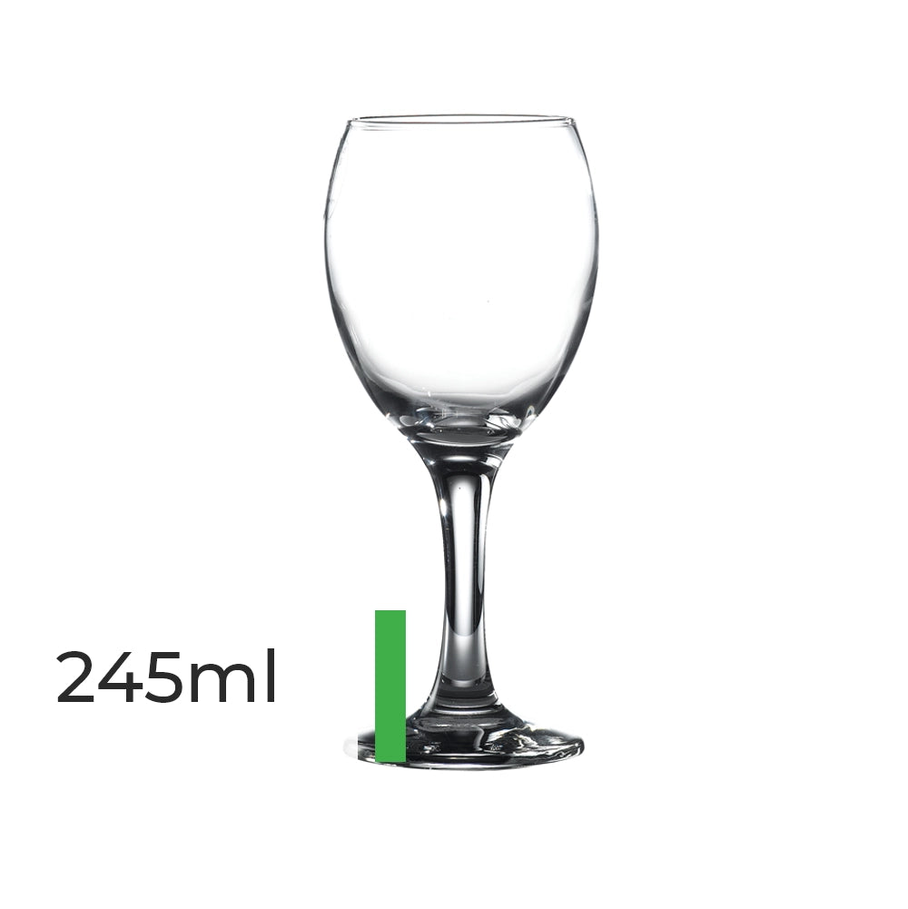 Toughened Wine Glasses - Pack of 6