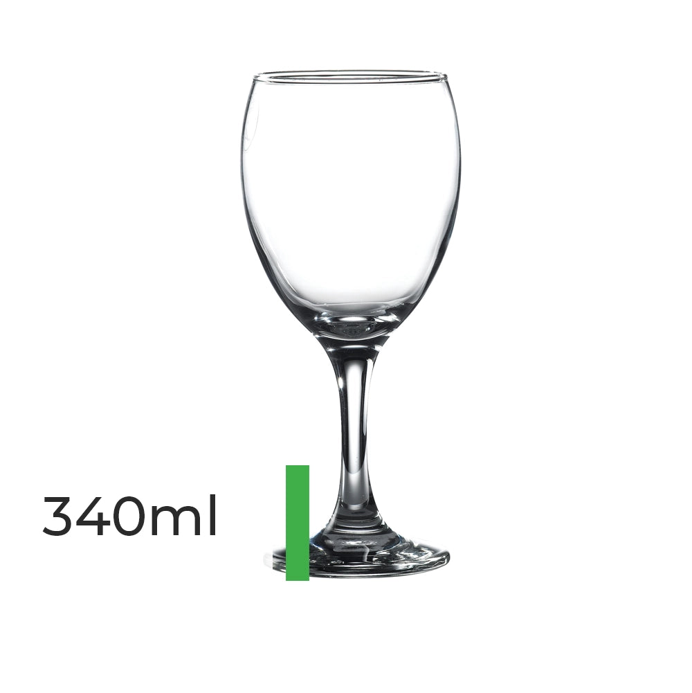 Toughened Wine Glasses - Pack of 6