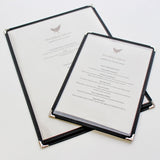 American Style Menu Cover - Black