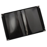 Faux Leather Menu Holder A5 - Black