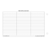 Guest Registration Cards - Pack of 250