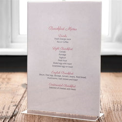 Double-Sided Poster & Menu Holder A4