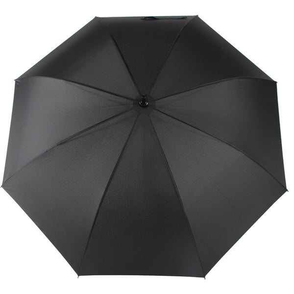 Wind Resistant Umbrella - Black - 118cm