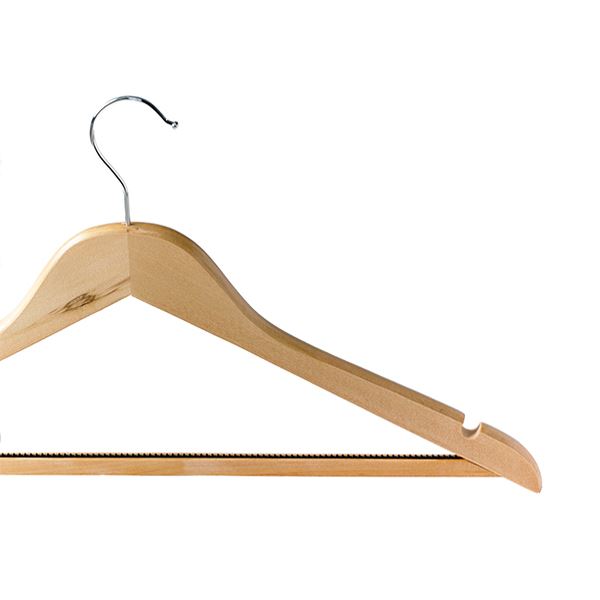 Non-Slip Wooden Hook Coat Hanger