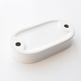 white ceramic tray