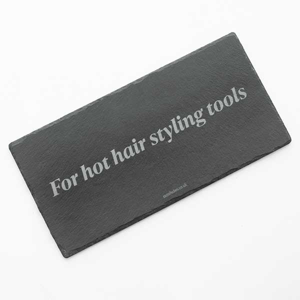 Hot Hair Styling Tools Slate - Heat Proof Mat