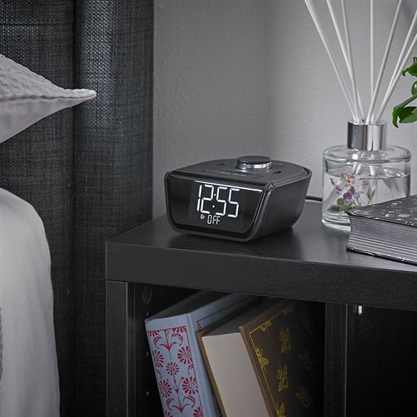 Cubie Wink Hotel Alarm Clock & Charger