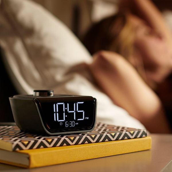 Cubie Wink Hotel Alarm Clock & Charger