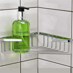 Stainless Steel Shower Corner Basket