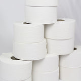 Mini Jumbo Toilet Roll 2 Ply - Pack of 12