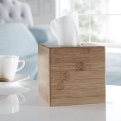 Wooden Cube Tissue Box Cover