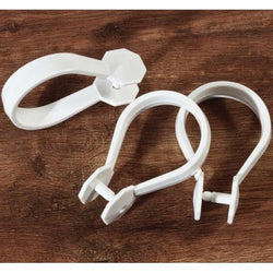 Shower Curtain Hanging Hooks - Pack of 12