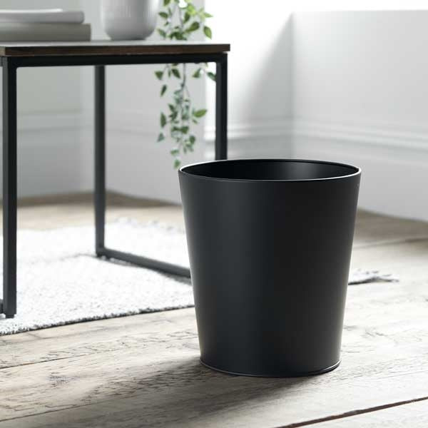 Hotel Metal Bin 10L - Black