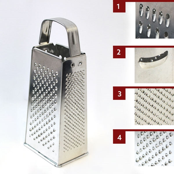 Stainless Steel 4-Sided Box Grater