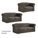 Jay-Be Chesterfield Hotel Sofa Bed chesterfield pewter