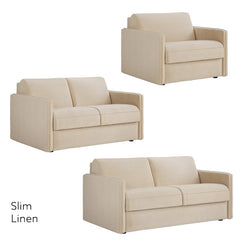 Jay-Be Slim Hotel Sofa Bed slim linen