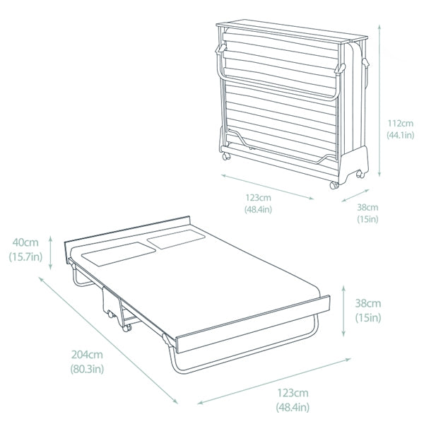 Storage Dust Cover for J-Bed Small Double Folding Bed