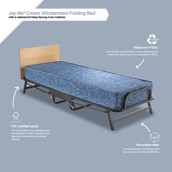 Jay-Be Water Resistant Crown Windermere Folding Bed