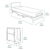 Jay-Be Crown Premier Folding Single Hotel Bed