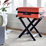 Compact Wooden Luggage Stand